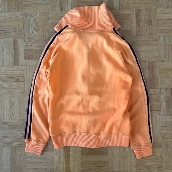 Vintage 70s-80s Adidas Orange Tracksuit jacket Womens - Picture 2 of 7